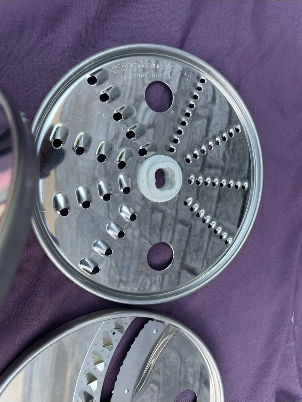 KitchenAid Stainless Steel Food Processor Disc Blade Set - Silver